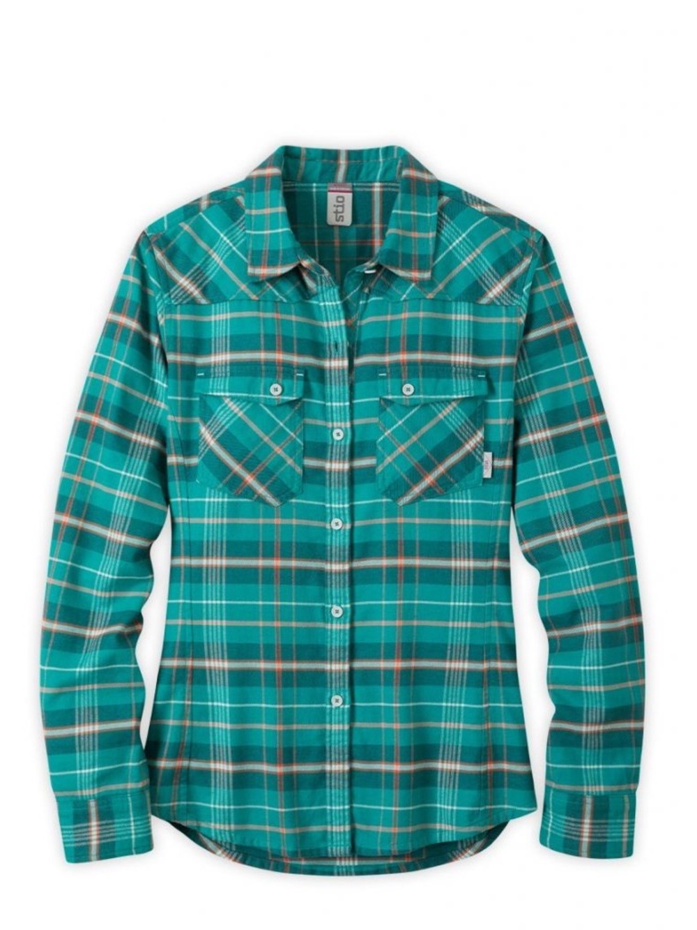Stio Green Plaid Button-Up Shirt